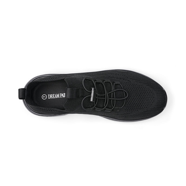 [Nori] Non-Slip Air Cushion Fashion Sneakers - ALL BLACK - 3